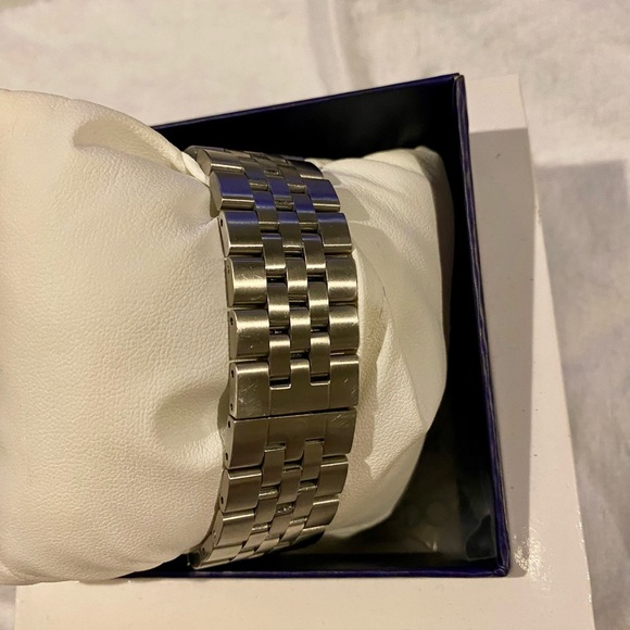 NEEDS BATTERY! Men’s Movado 1 Ct. Diamond Bezel Museum 40mm Watch - Picture 7 of 15
